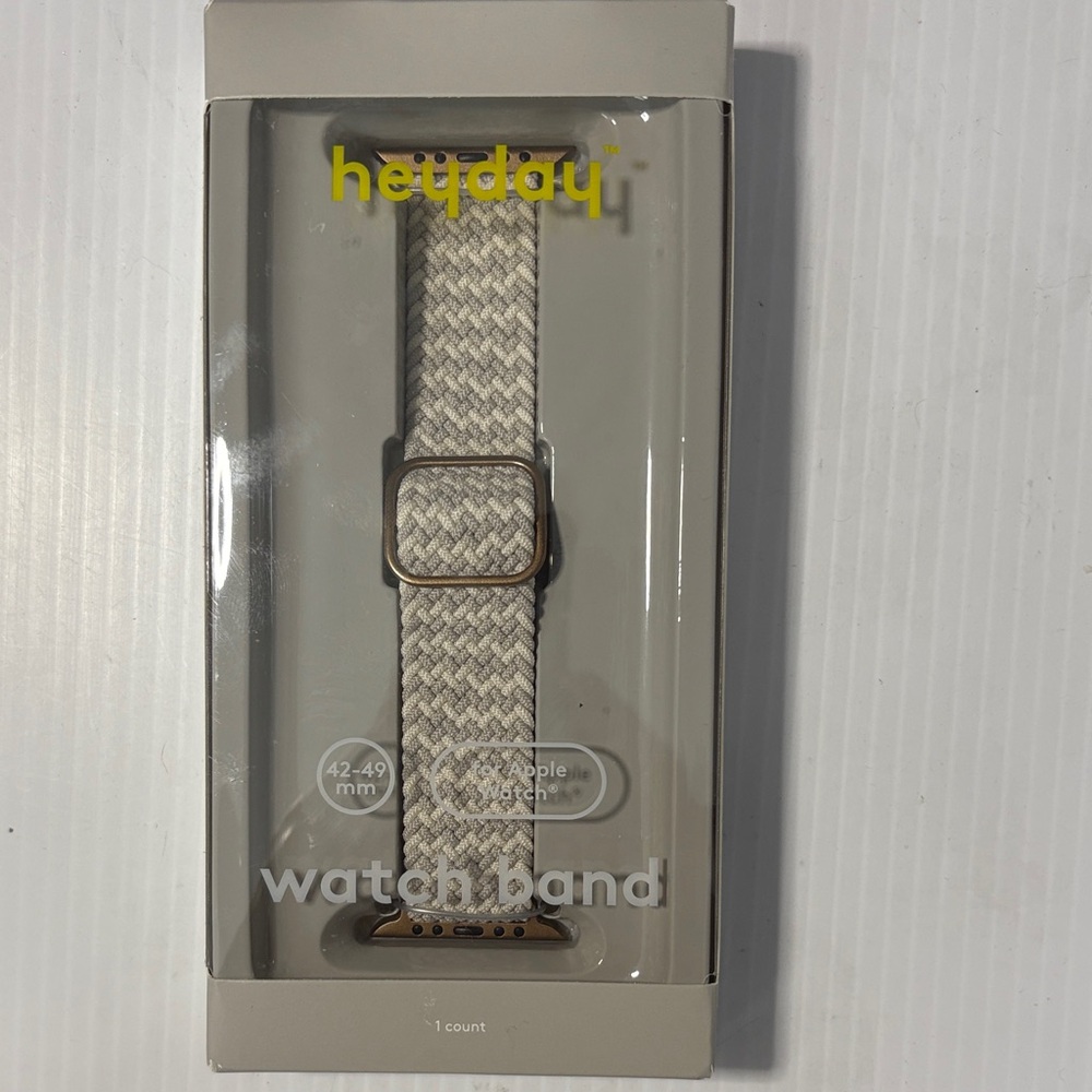 Heyday Woven Cream Watch Band